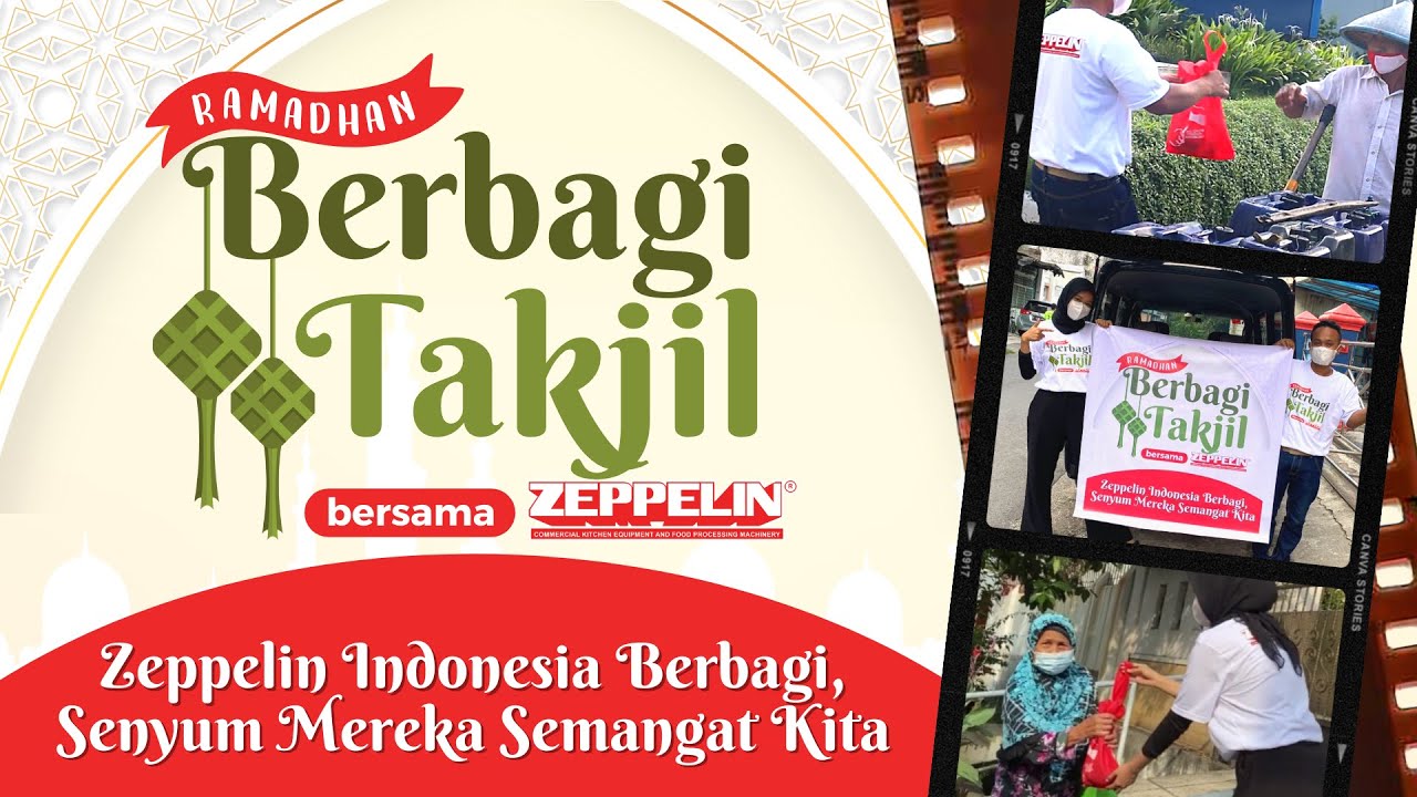 Belajar tentang berbagi dan bersyukur bersama Zeppelin berbagi takjil!
