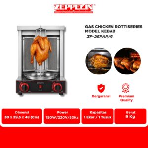 Gas Chicken Rottiseries Model Kebab ZP-25PAP/G