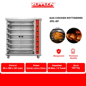 Gas Chicken Rottiseries ZPL - 6P